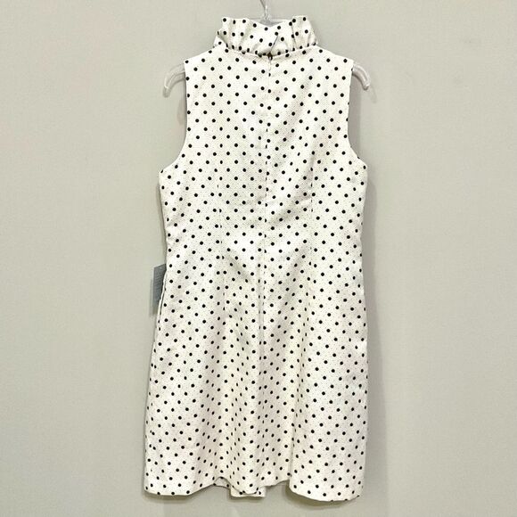Harper Rose Dress Metallic Polka Dot Sleeveless Fit & Flare Sz 14 New Ruffle - Picture 5 of 6
